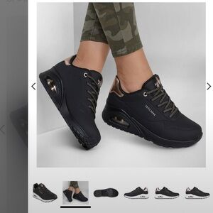 Skechers Women's Black Sneakers